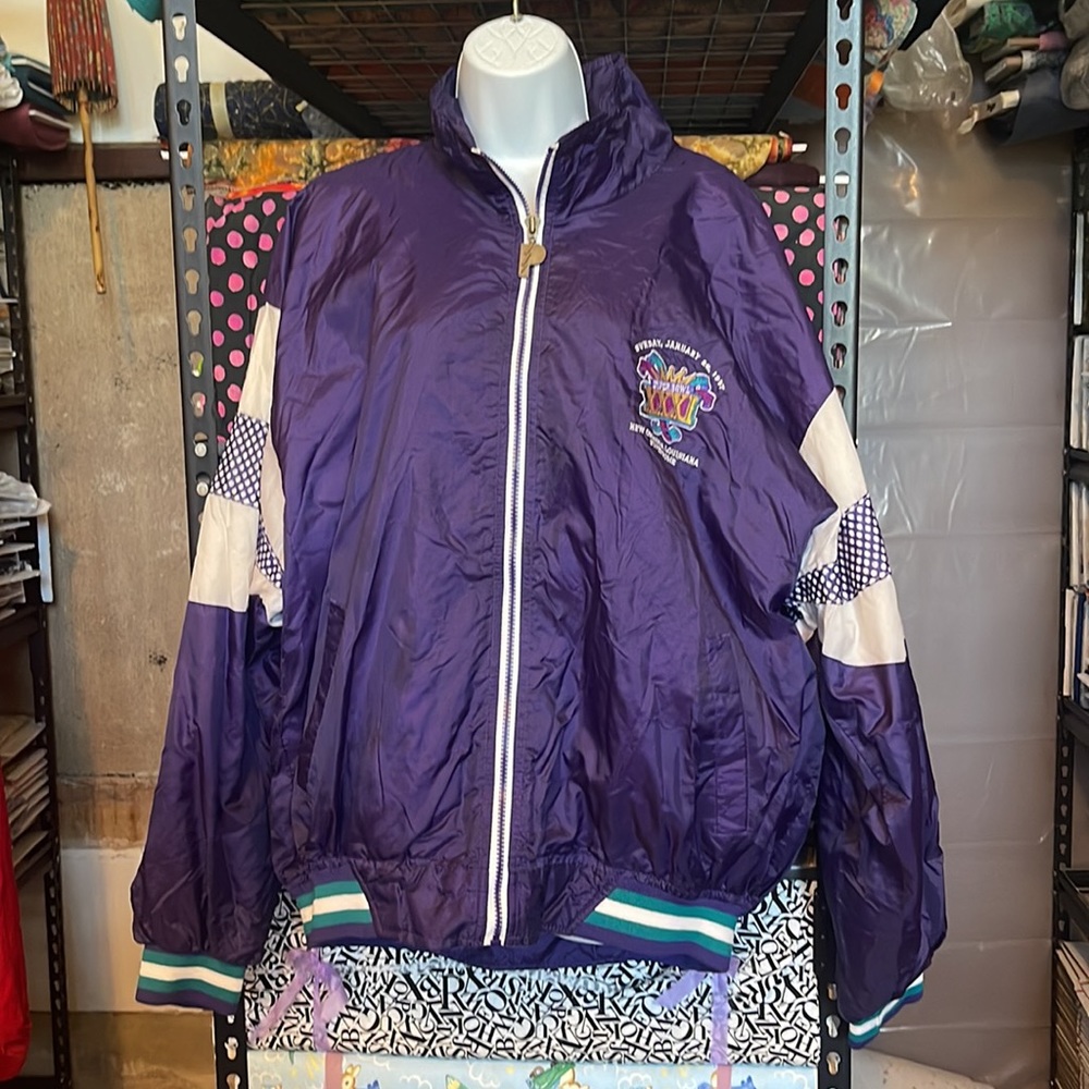 Pro Player 1997 Super Bowl Zippered Windbreaker